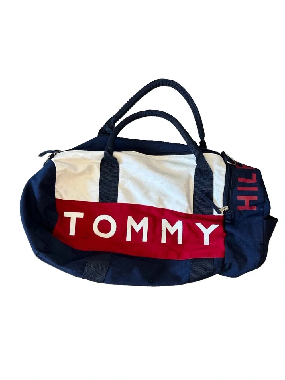 Tommy Hilfiger Bag 90s 00s Y2k Gym Work-out Sports Travel Carry-all Duffle